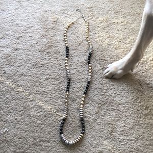 Long beaded necklace!